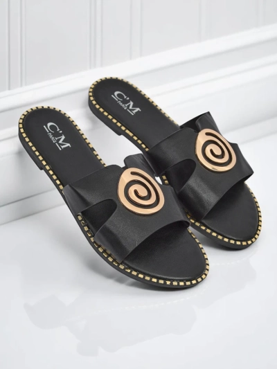 Royalfashion Женские шлёпанцы на плоской подошве Glam Bliss