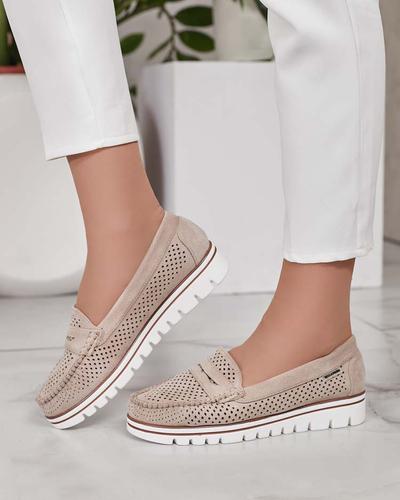 Royalfashion Sieviešu ažūra mokasīni Leteller