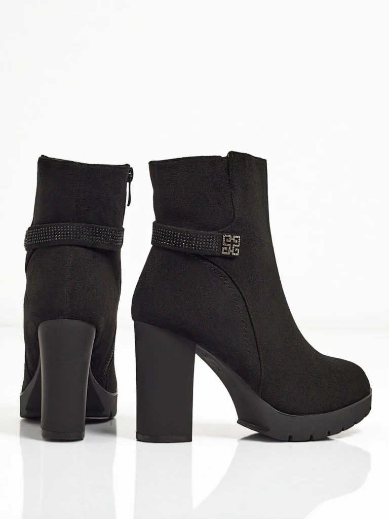 Women's Zavrina Eco-Suede Heeled Ankle Boots