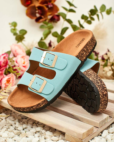 Royalfashion Women's Ottoma flat sole flip-flops