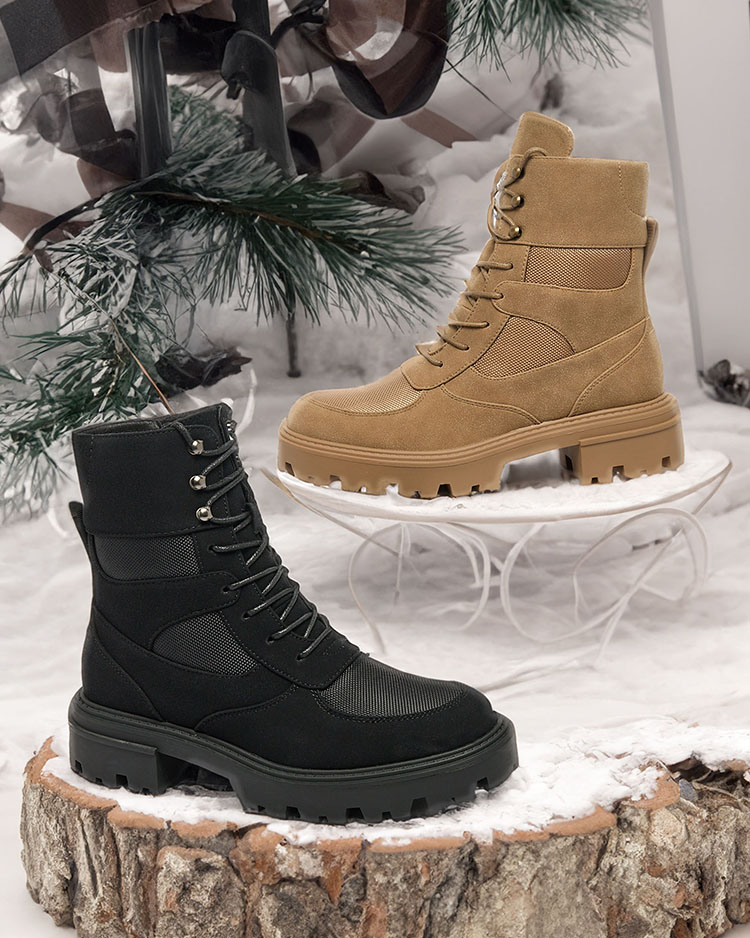 Royalfashion Sieviešu Hovienta mežģīņu zābaki