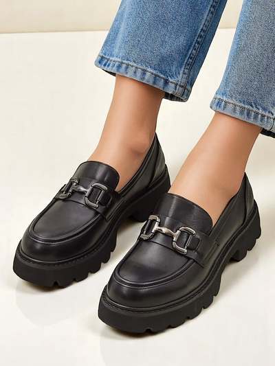 Royalfashion Women’s loafers on a thicker sole Rouetta