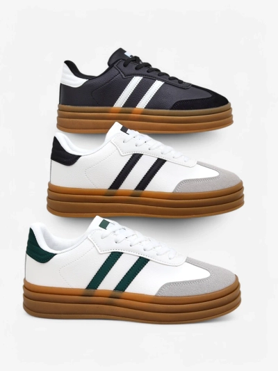 Royalfashion Women's sporty sneakers with a rubber sole Allexx