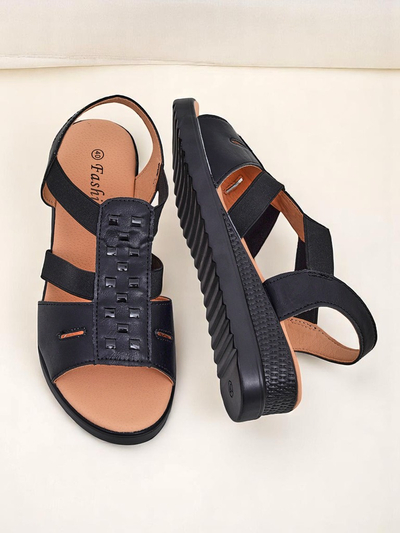 Royalfashion Женские сандалии на низкой танкетке Sora