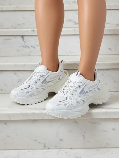 Gloriosa White Women's Sneakers made of Ecological Leather