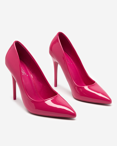 OUTLET Женские лаковые туфли цвета фуксии на высоком каблуке Merika - Одежда