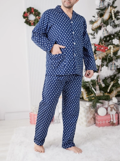 Royalfashion Vīriešu pidžamas ar rakstu