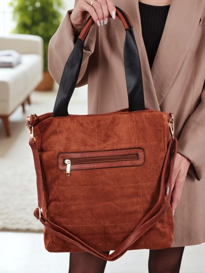 Women's shopper bag eco suede Twilight Life