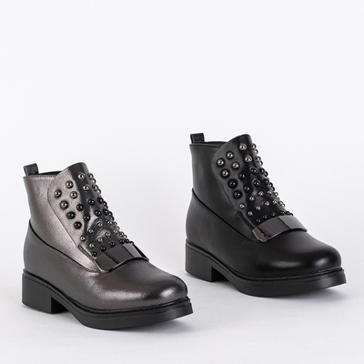 Black girls' beautiful boots with jets Idiloso - Footwear