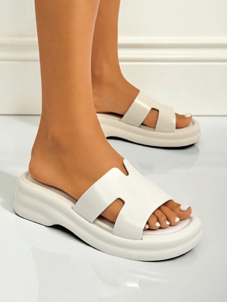 Royalfashion Ženski natikači s platformo Nova Gloss