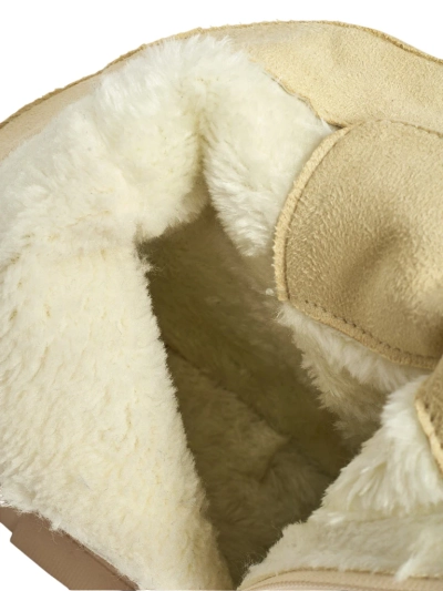 Lav Lakierowane sznurowane botki damskie Kalen