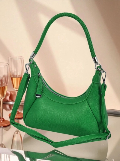 Royalfashion Small Women's Eco-Leather Handbag with Decorative Strap Lacquea