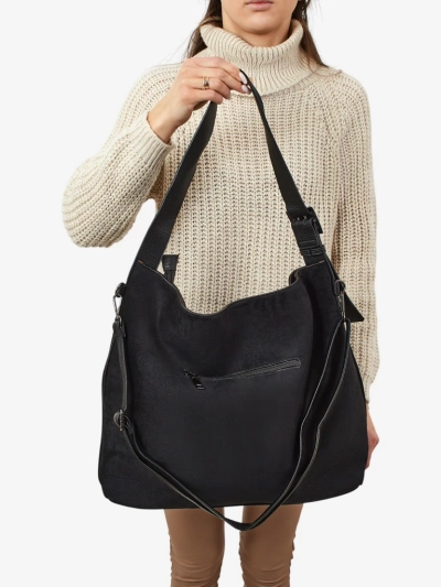 Torebka damska shopper eko zamszowa Donenn