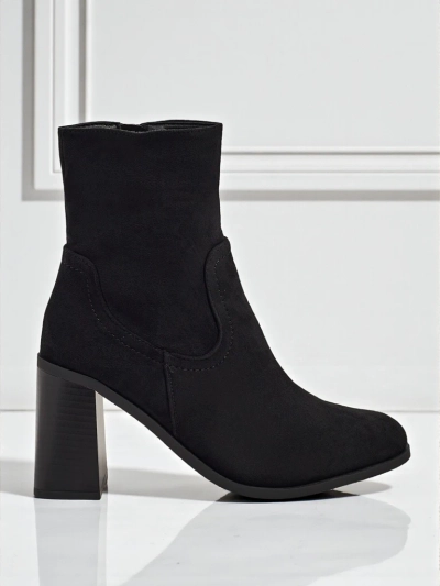 Ankle bot meri eco-suede long stiletto heel Rune Fast