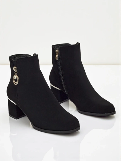 Women's Eco-Leather Heeled Ankle Boots Norevaya