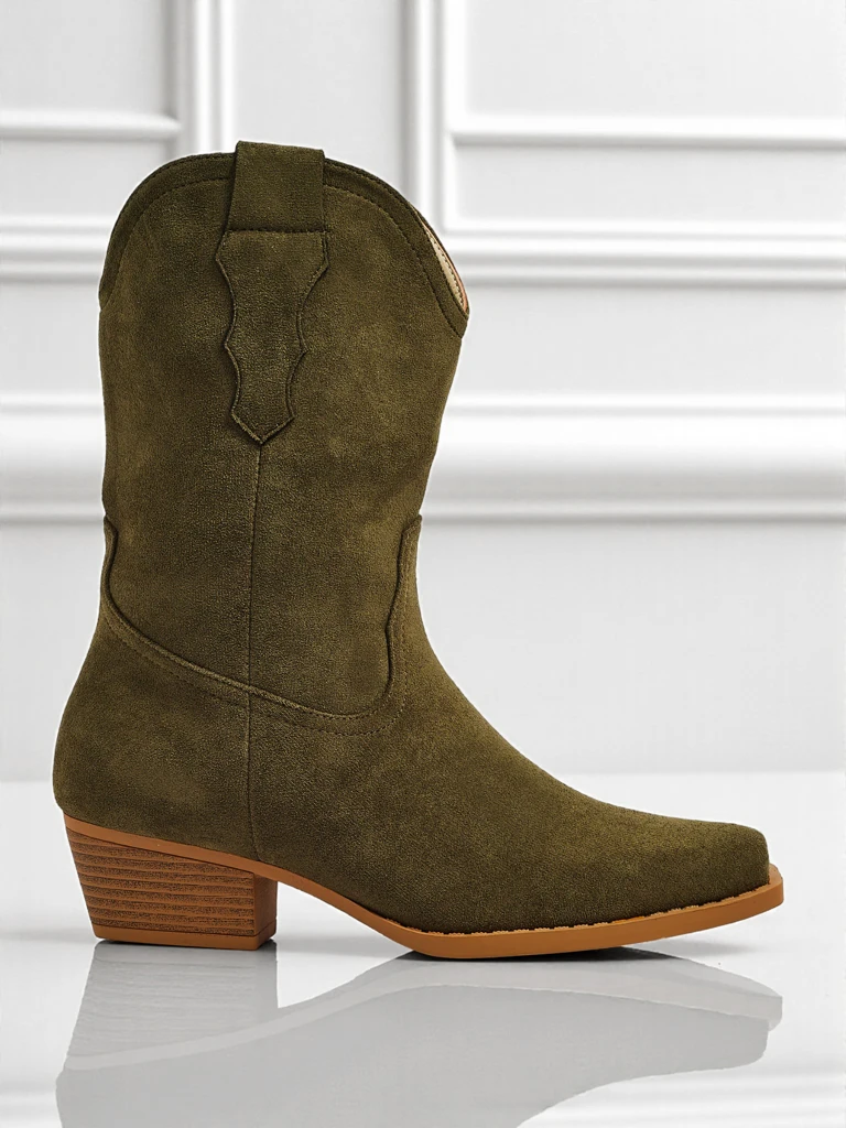 Women's Eco Suede Cowboy Boots SpireHush