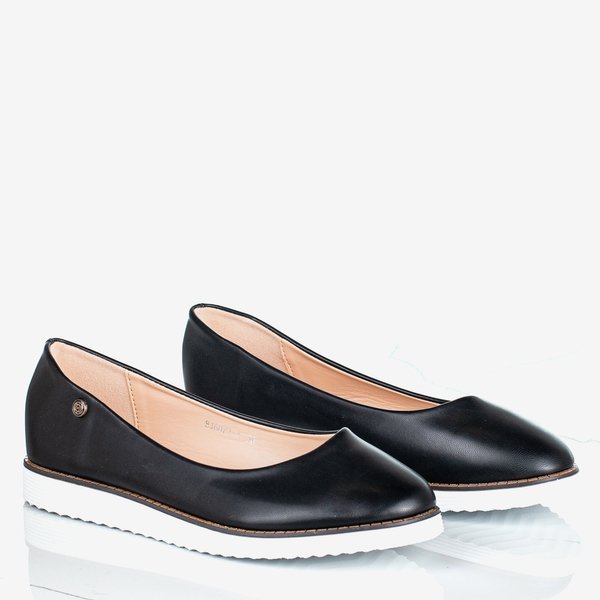 Vycoriessa black women's ballerinas - Footwear