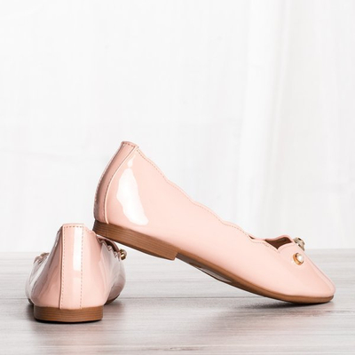 Pink ballerinas with Kassy decorations - Footwear 1