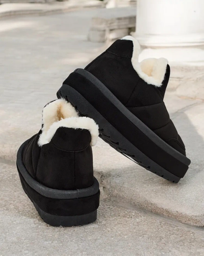 Royalfashion Sieviešu Zoeno īsie zābaki a'la sniega zābaki