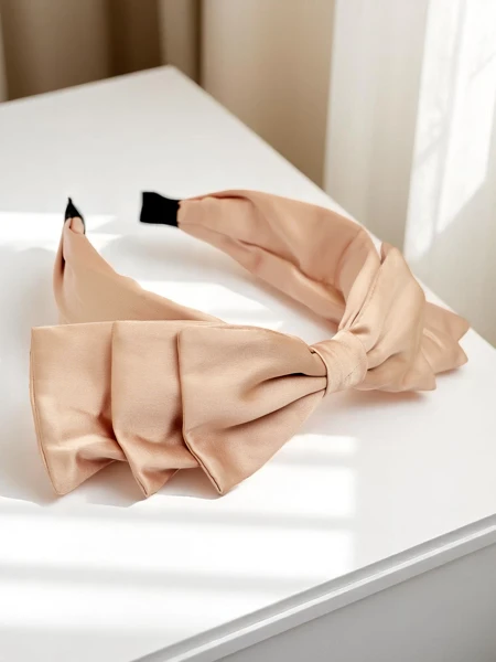 Royalfashion Satīna matu lente ar loku Celine