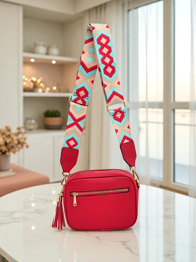 Royalfashion Маленькая женская сумочка из экокожи с цветным ремешком Kovi Lace