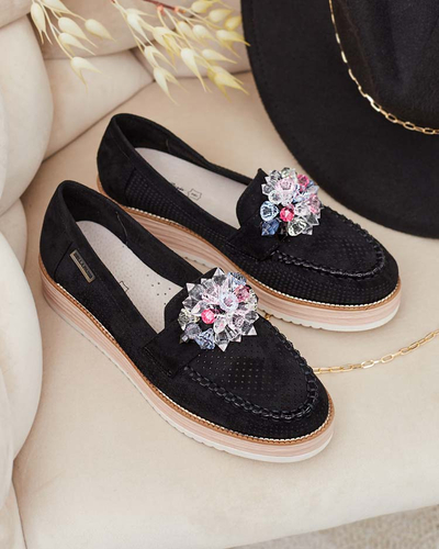 Royalfashion Mokassins with colorful stones Restea