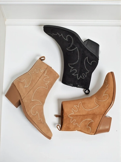 Women's Velvet Ash cowboy boots - heeled