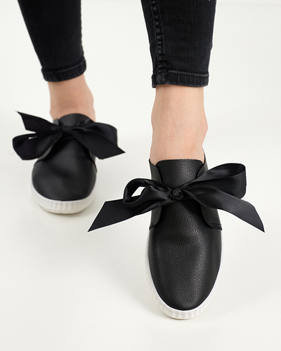 Black women's slip on sneakers Samhu - Footwear
