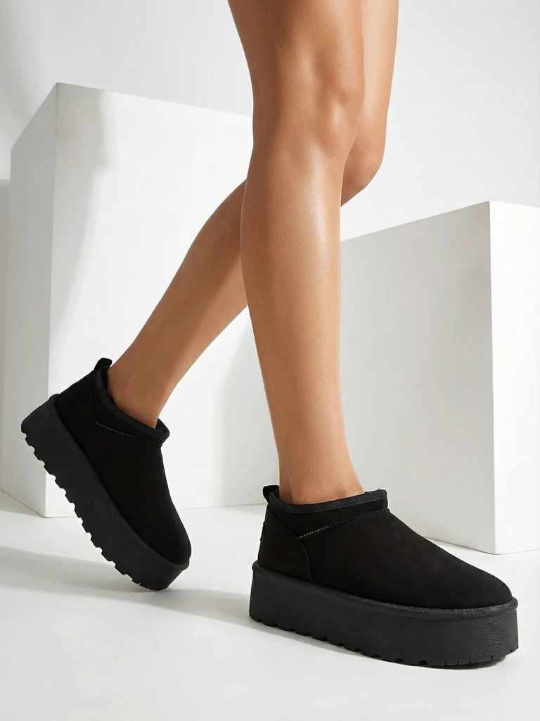 Royalfashion Women's short boots a'la snow boots Ozozi