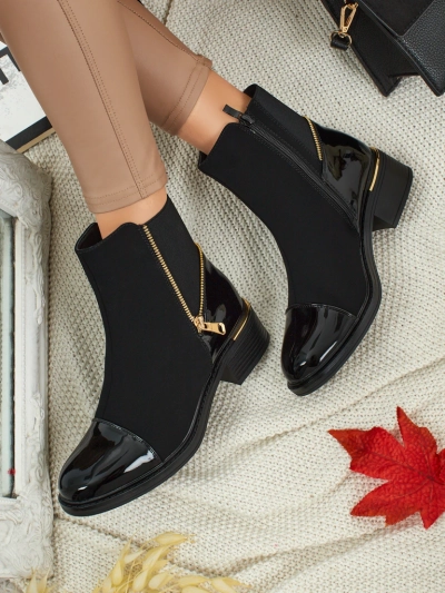 Botki damskie eko skórzane Selyrix