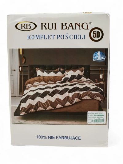 Royalfashion Узорчатое постельное белье 180x200 комплект 3 ПРЕДМЕТА