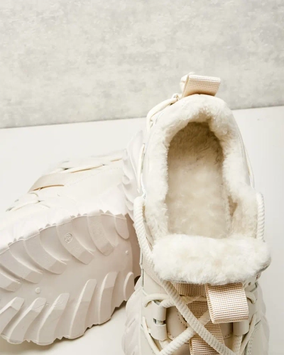 Royalfashion Женские утепленные кроссовки-лодочки