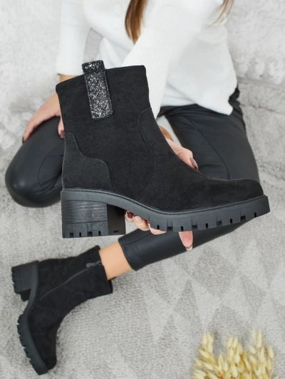 Women's Maelis eco-suede heeled ankle boots