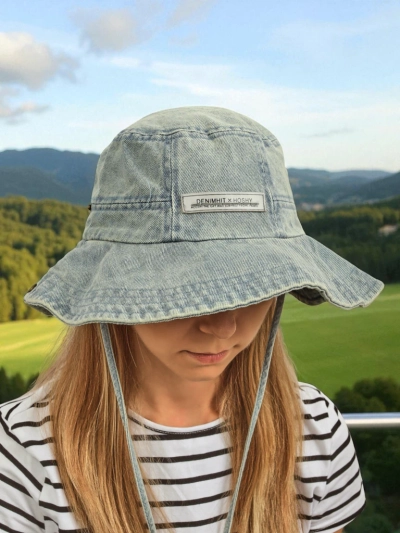 Kalos Women's Denim Sun Hat – Antique Style and UV Protection
