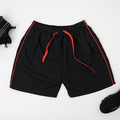 Black men's sports shorts shorts - Clothing