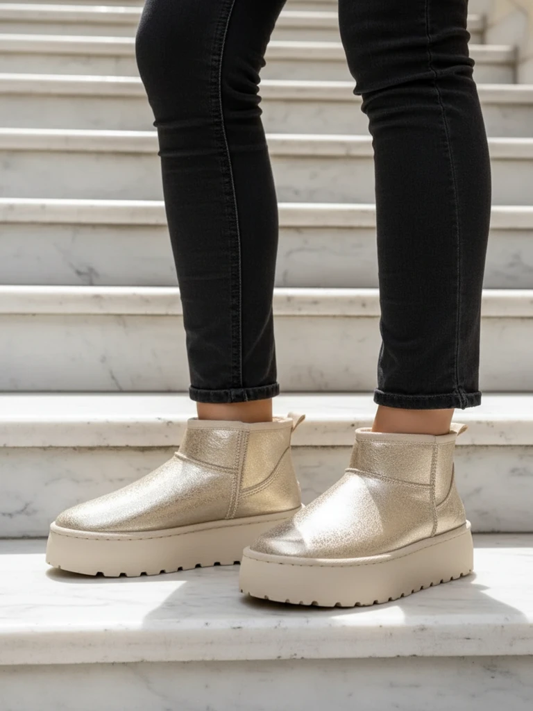 Royalfashion Женские сапоги на платформе a'la Dagodo