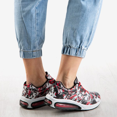 Jordan black and red sports shoes - Footwear 1