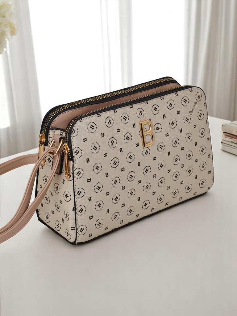 Royalfashion Small handbag made of eco leather with print Viva Linea