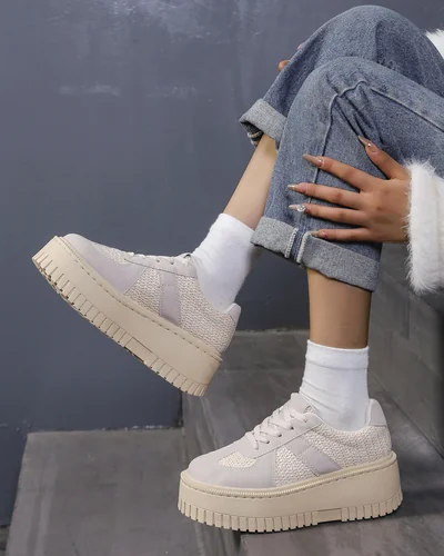 Royalfashion Women's Platform Sneakers Venusoe