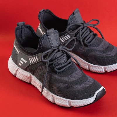 OUTLET Gray men's sports shoes Gagik - Footwear