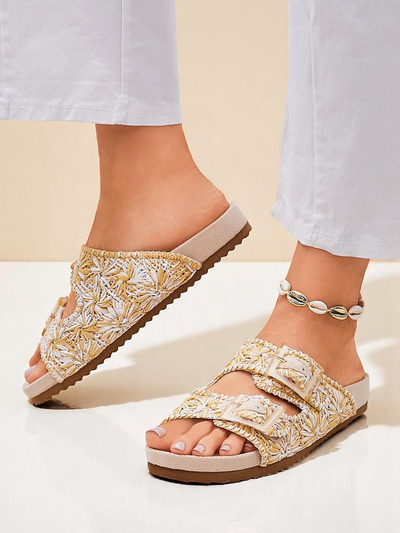 Royalfashion Sieviešu sandales ar sprādzēm Samorra