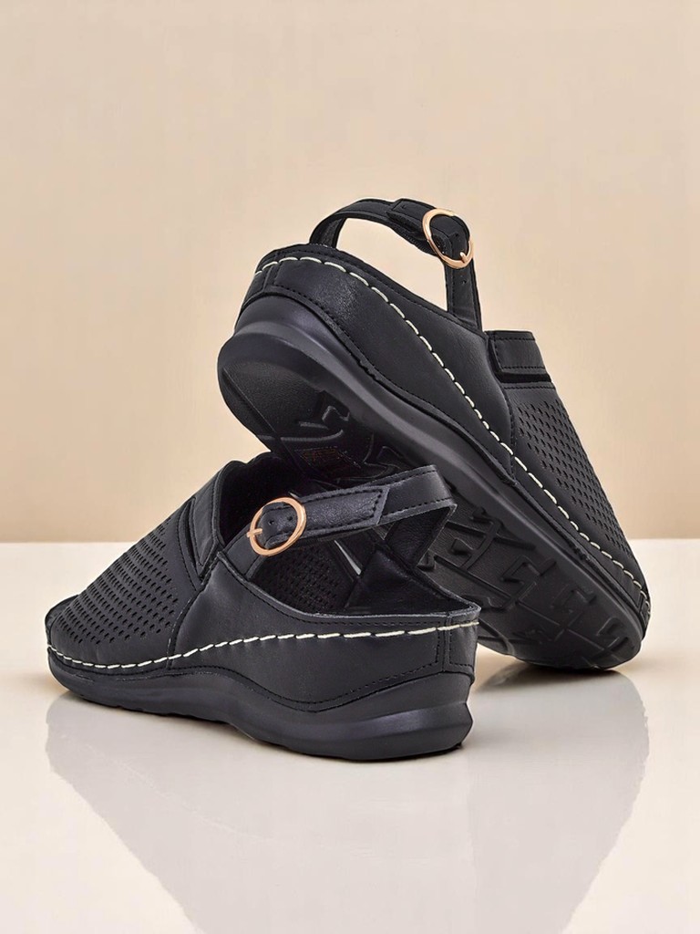 Royalfashion Women's Low Wedge Sandals Mira