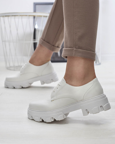 Белые женские полусапоги Delgor- Footwear
