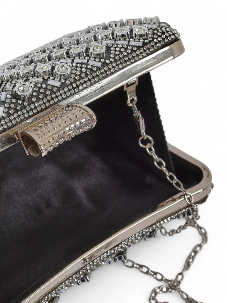 Royalfashion Women's Clutch Bag with Zircons Seraphine Glint