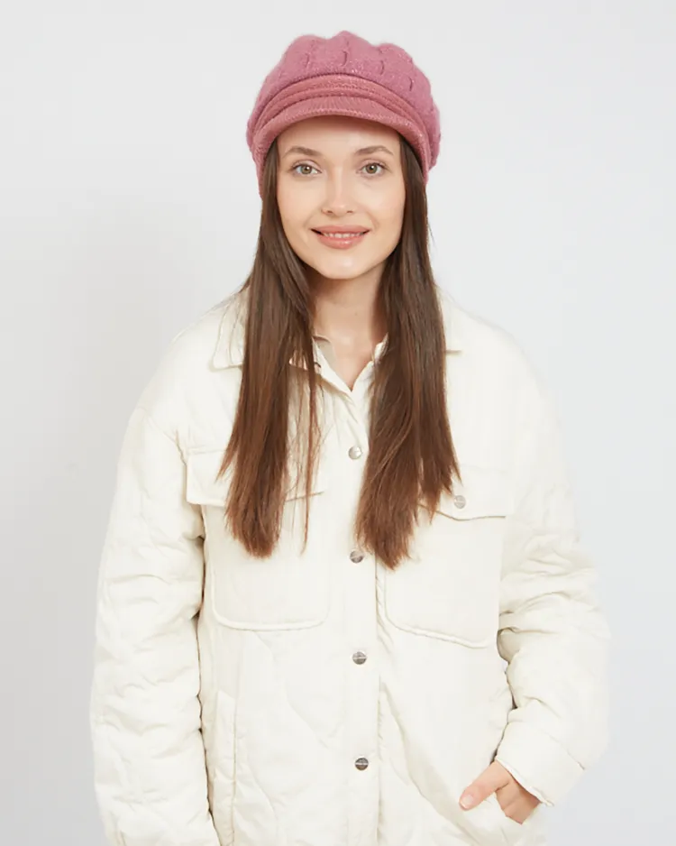 Royalfashion Women's beret with visor