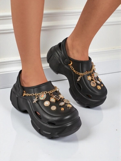 Aurelia Nero – klapnan elegante ku dekorashon i lenchi, duradero