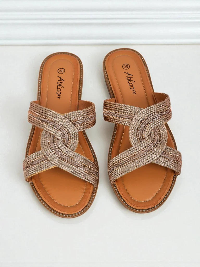 Royalfashion Ženski natikači pleteni Woven Breeze