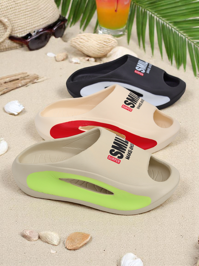 Royal Fashion Universal Rubber Flip-Flops Super Smile