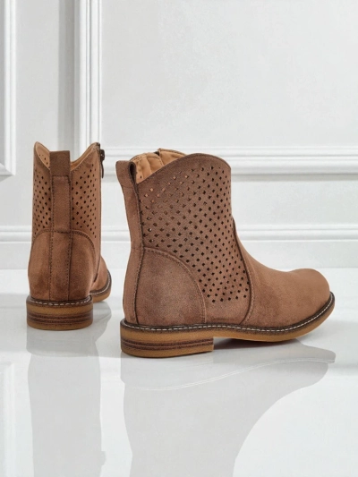 Royalfashion Women's Openwork Ankle Boots Toffas