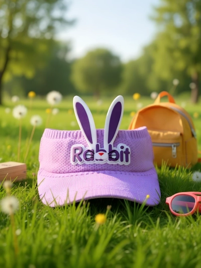 Royalfashion Children's Sun Visor Rabbit Ears